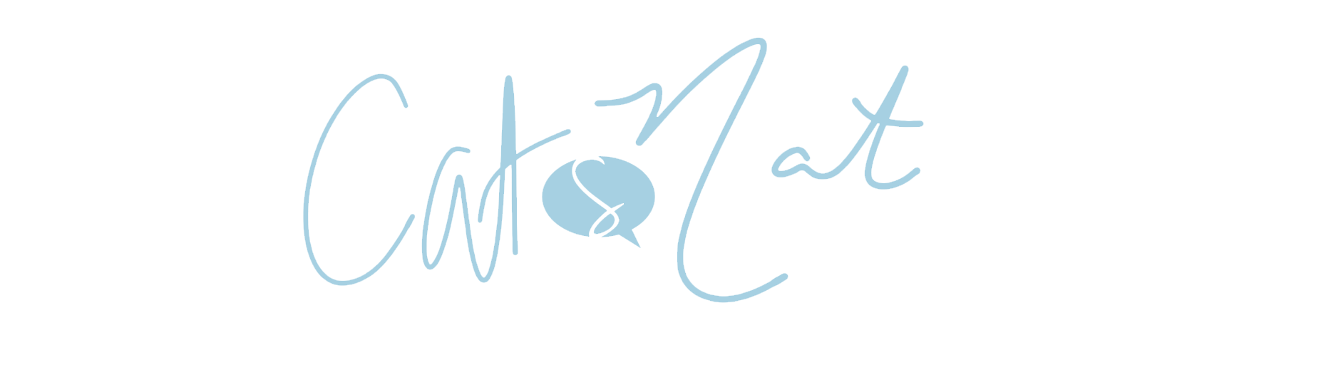 Cat & Nat logo blue