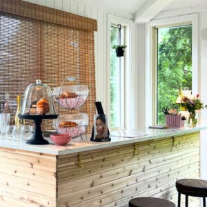 Bar and food area at the Wink and Wave Spa at Bala Bay Inn