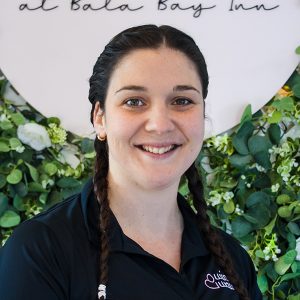 Woman smiling