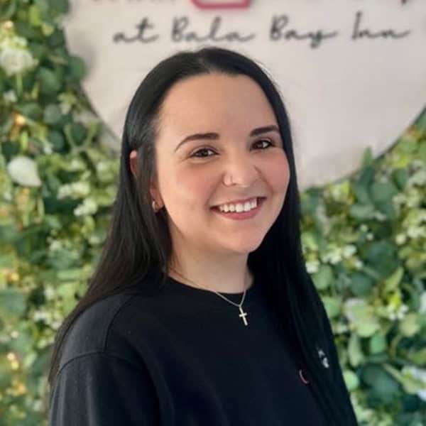 Woman smiling