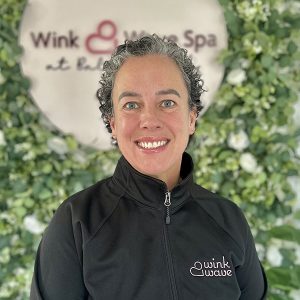 Woman smiling