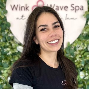 Woman smiling