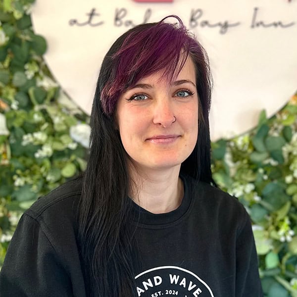 Woman smiling