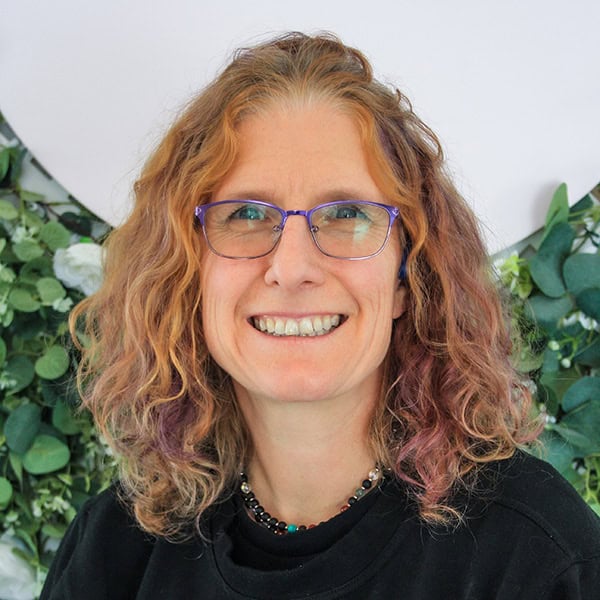 Woman smiling