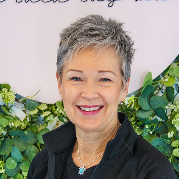 Woman smiling